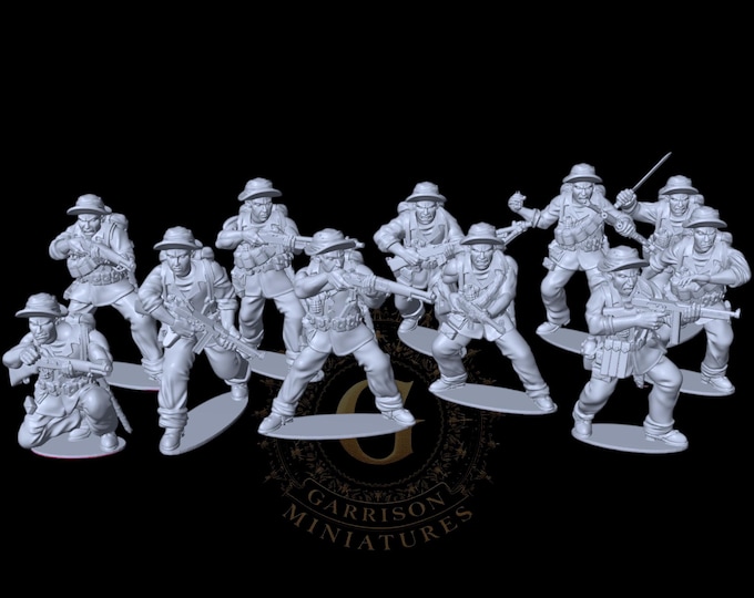Merrill's Marauders 28mm 1/56