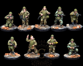 WW2 Soviet Assault Engineers Squad 28mm or 20mm