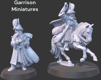Southron Sultan on Foot and Mounted  28mm 1/56