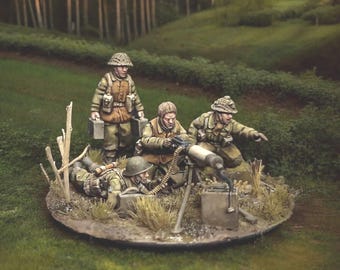 Hürtgenwald Canadian Vickers HMG, 28mm 1/56