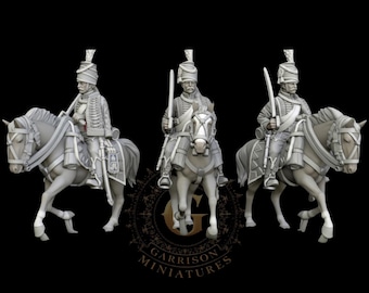 Saxony Hussars Line Order X3 28mm 1/56