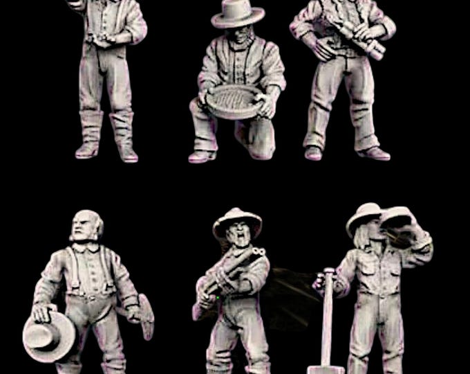 Prospectors & Gold Diggers, 28mm/32mm