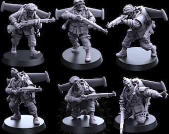 Jet Pack Riflemen Set A , 28mm