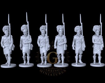 Napoleonic Highlanders Black Watch/Camerons Marching 28mm 1/56