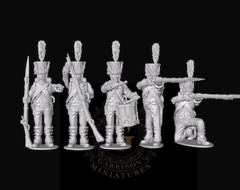 French Young Guard Tirailleurs-Grenadiers X5 28mm
