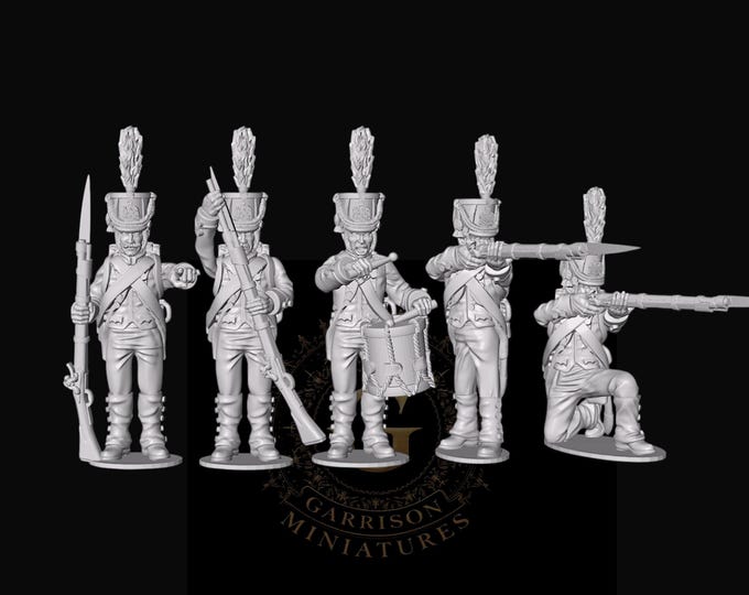 French Young Guard Tirailleurs-Grenadiers X5 28mm