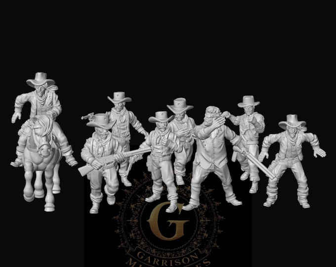 Dalton Gang and Fortuna's Posse: Wild West 28/32mm