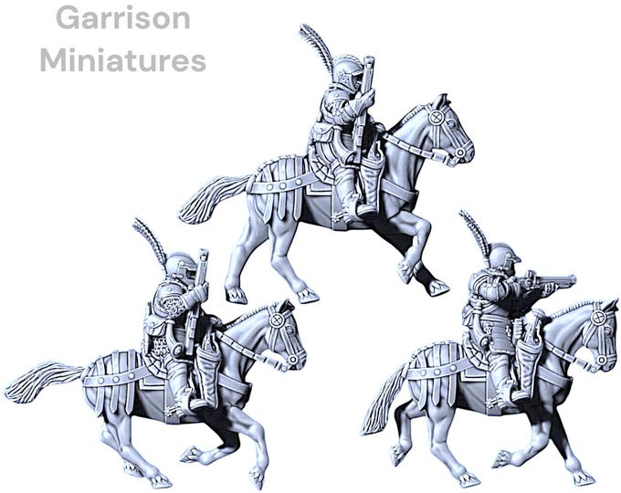 Empire Tudor Reiters Carbineers28mm 1/56