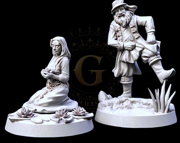 Tom and Goldberry, 28mm 1/56