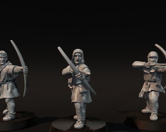 Peasant Archers - 28mm