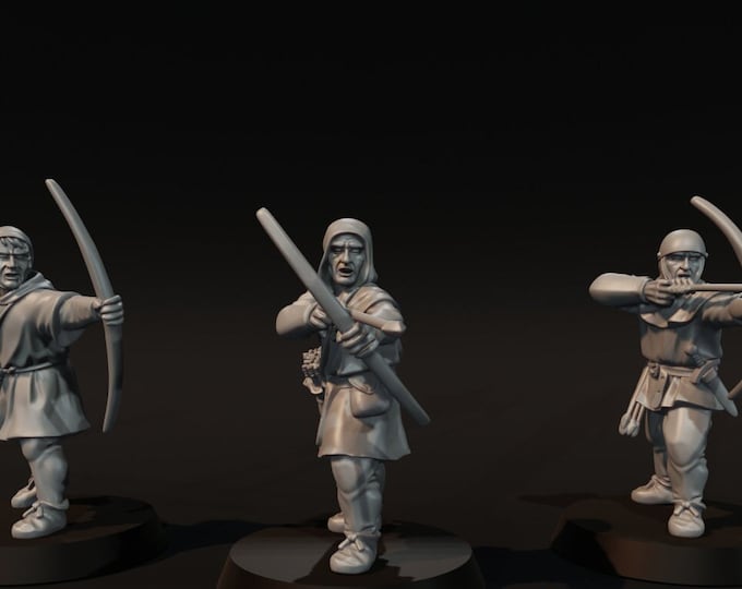 Peasant Archers - 28mm 1/56