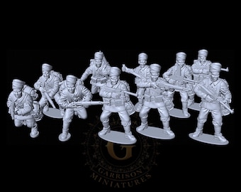 Senegalese Tirailleurs Infantry X10 28mm WW2