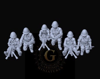 Japanese HMGs X6: 20mm and 28mm