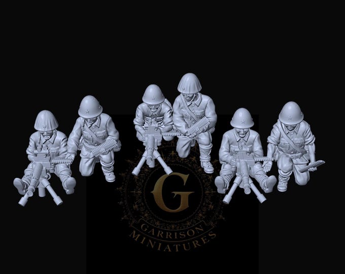 Japanese HMGs X6: 20mm and 28mm