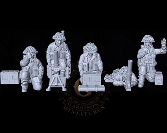 WW2 British Light & Medium Mortars 28mm 1/56 or 20mm 1/76