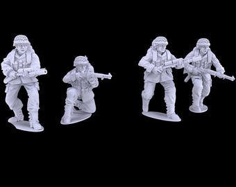 WW2 US Pacific Infantry Flamethrower Unit  28mm 1/56