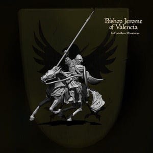 Bishop Jerónimo of Valencia - Medieval, Reconquista,  28mm 1/56 Wargames and Collectors Figures by Reconquer Designs for Garrison Miniatures