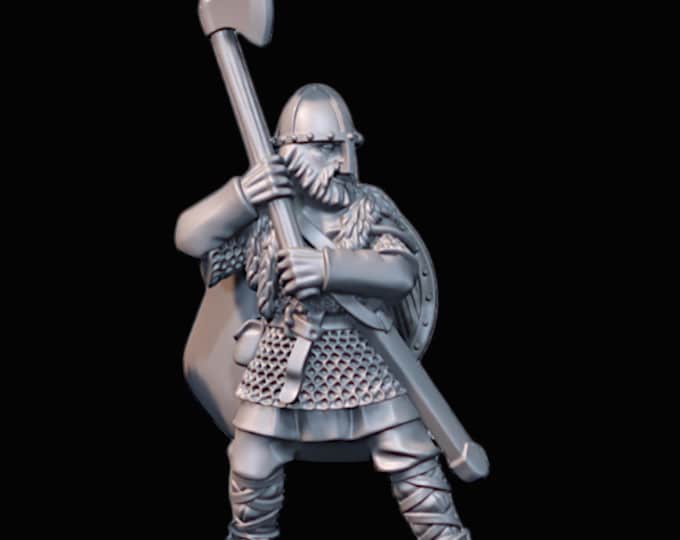 Saxon Huscarls with Dane Axes X6: 28mm