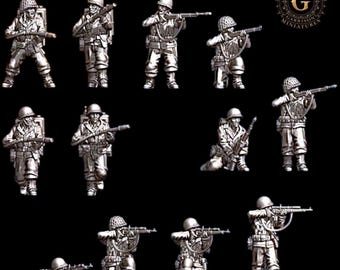 US Infantry Support 28mm 1/56