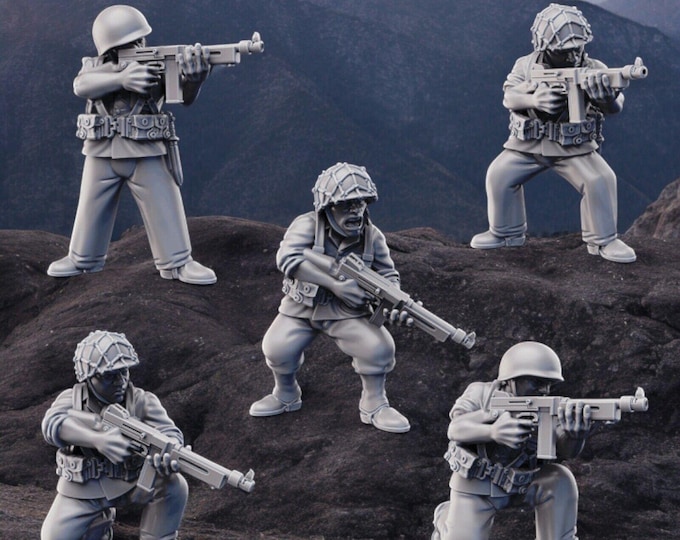 USMC with SMGs, 28mm 1/56