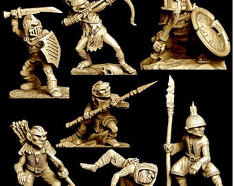 Moria etc Goblins Unit 28mm 1/56