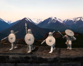 Carolingian Warriors Set 1  28mm 1/56