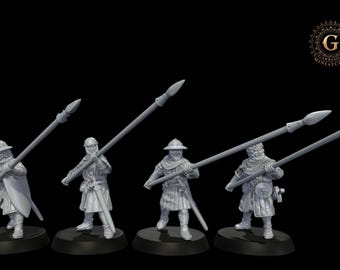 14C Scots Pikemen 28mm 1/56