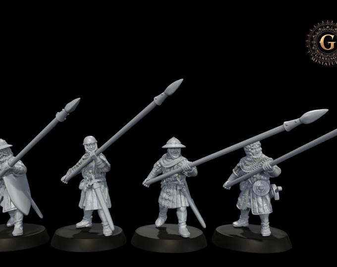 14C Scots Pikemen 28mm 1/56