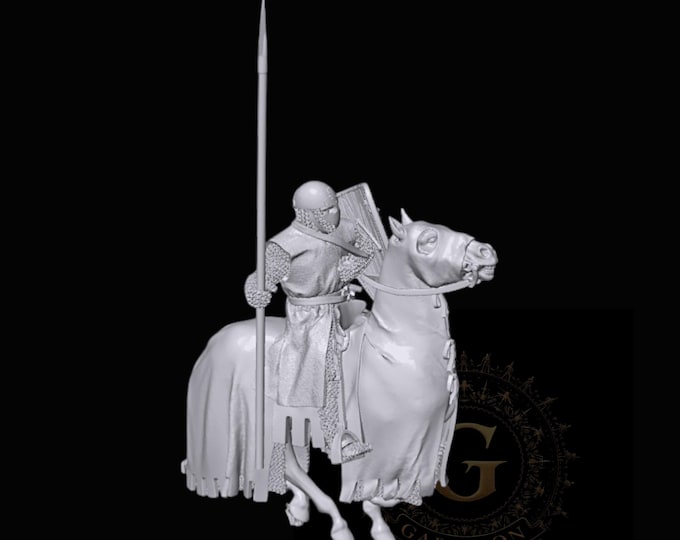 13th Century Mounted Knight 28mm