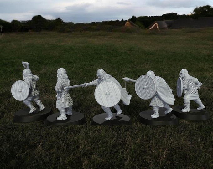 Saxon Warriors  28mm 1/56