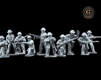 WW2 US Army Philippine Scouts Unit X10 28mm 1/56