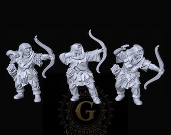 Armored Orc Scout Archers X3: 28mm