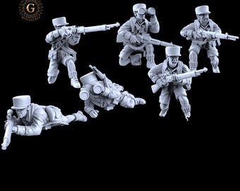 French Foreign Legion Snipers,  28mm 1/56