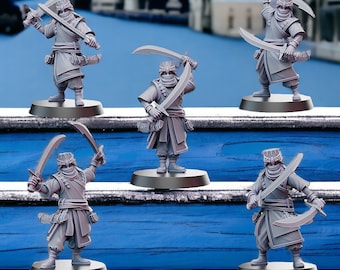 Easterling /Arabic Infantry Dervishes  28mm 1/56