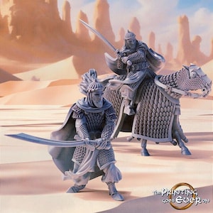 Arash, Easterling Emir of Scimitars: 28mm Wargame Miniatures