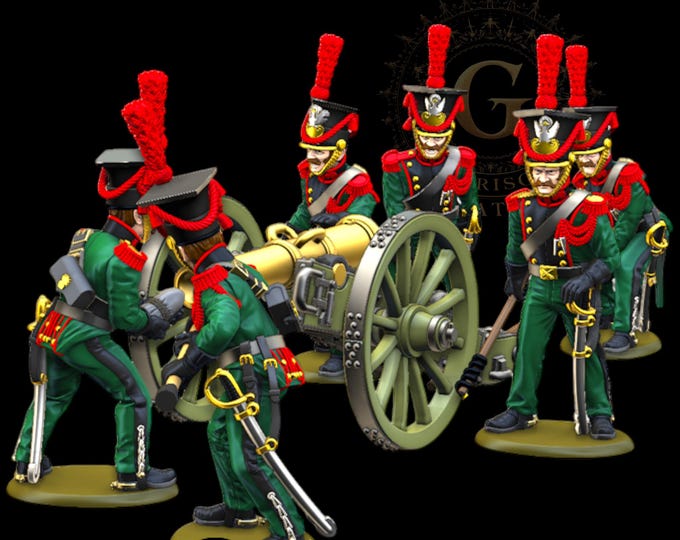 Grand Duchy Warsaw Horse Artillery 1807-10 Loading 28mm 1/56