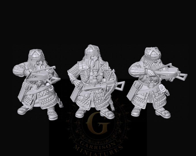Dwarf Crossbows X3, 28mm