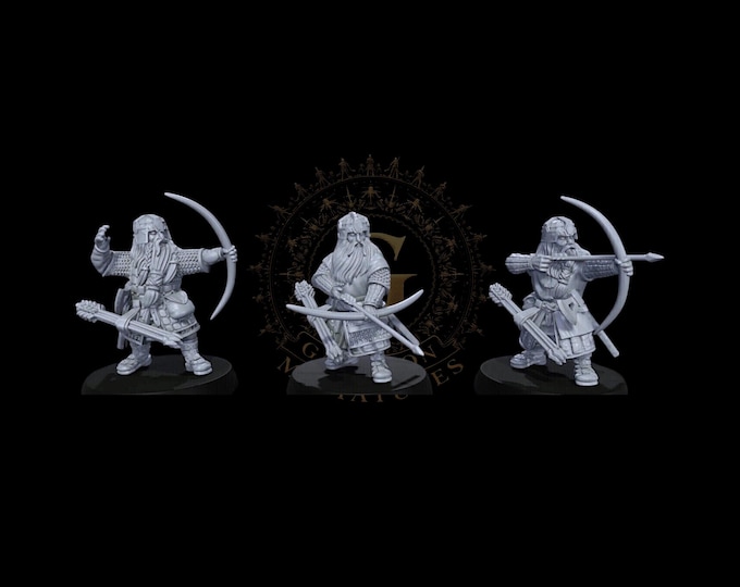 Dwarf Archers, 28mm 1/56