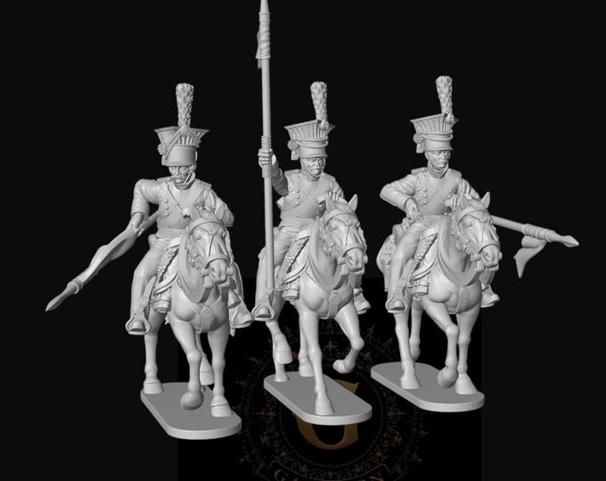Austrian Uhlans Skirmish Set A -  28mm