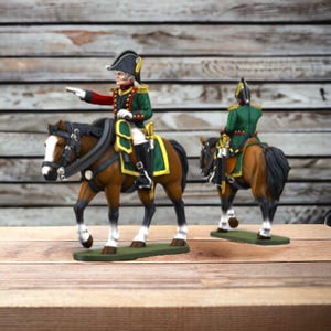 UNPAINTED 28mm Grand Duchy Warsaw Foot Artillery 1807-14 Mtd Officers X3 -  28mm 1/56 Wargames and Collectors Figures by Garrison Miniatures