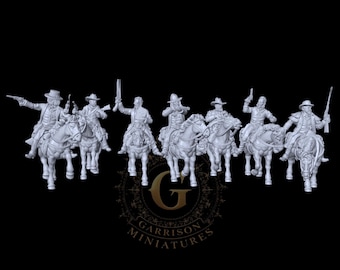 Mounted Bounty Hunters, 28mm/32mm