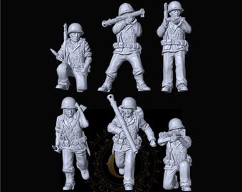 US Marines Bazookas X6: 20mm/28mm