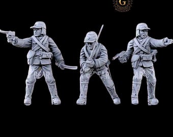 Japanese NCOs, 28mm 1/56