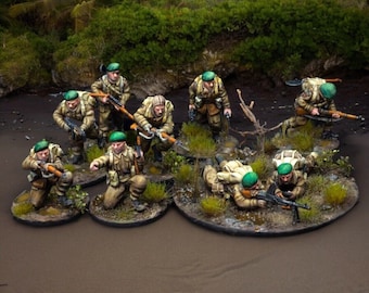 British Royal Marine Commando Rifle Section 28mm 1/56