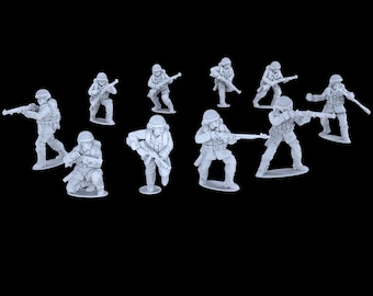US Pacific Infantry X10 28mm