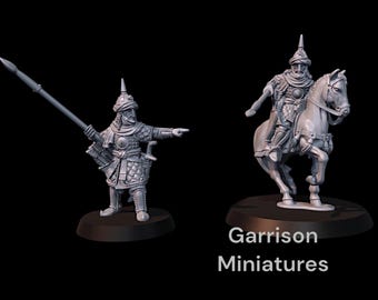 Southron Chieftain on Foot and Mounted  28mm 1/56