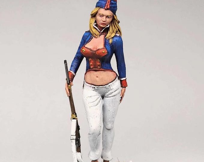 Napoleonic Pin-Ups - French Girl 75mm