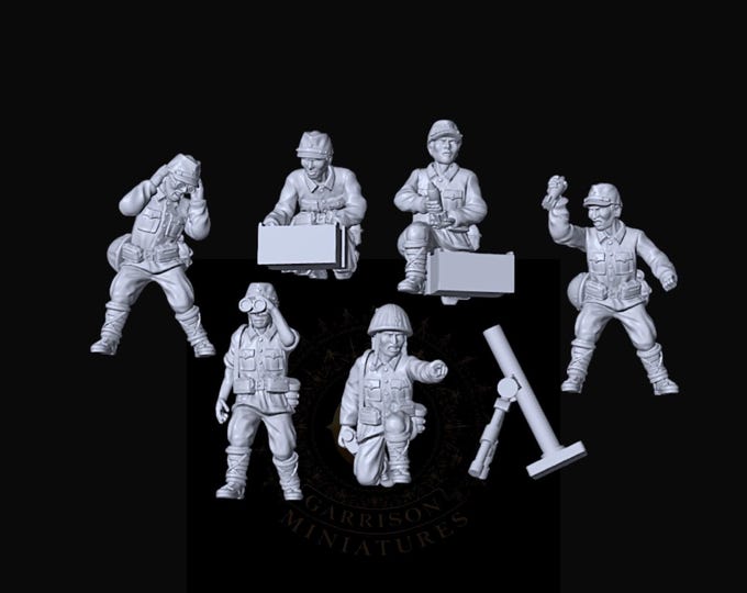 Japanese Medium Mortar: 20mm and 28mm