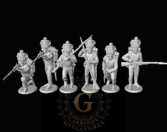 Saxony Infantry Skirmish Order  28mm