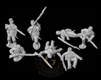 Union Infantry Casualties Set 2: 28mm